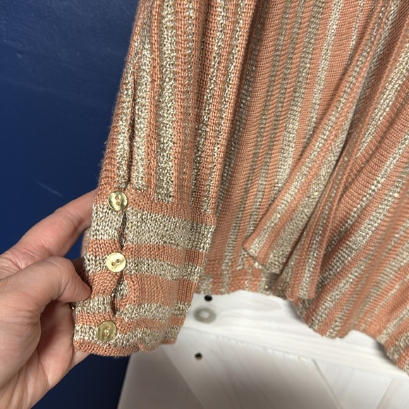 Free People Beach Bash Sweater Set Size Medium Peach Rare - Picture 4 of 9